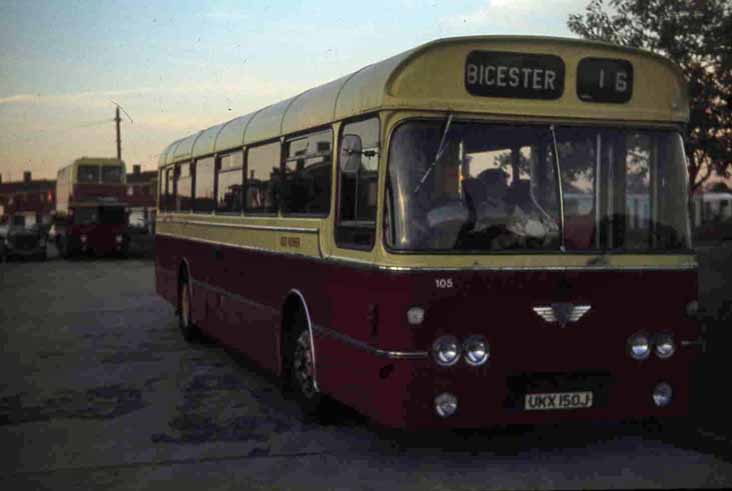 Red Rover AEC Reliance Plaxton Derwent 105 & AEC Renown MCW